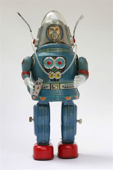 vintage tin robots